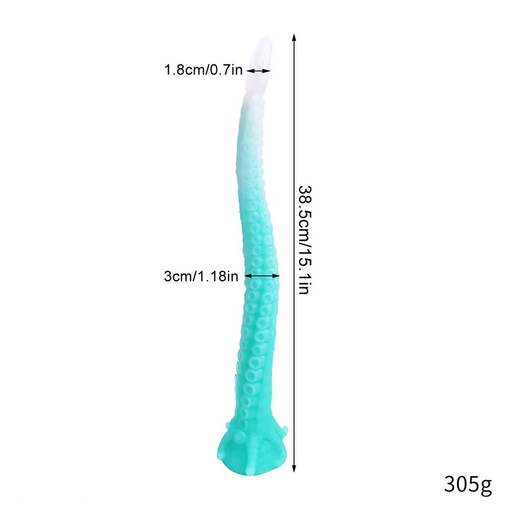 Curled Tentacle Fantasy Dildo - Silicone Monster Dildo