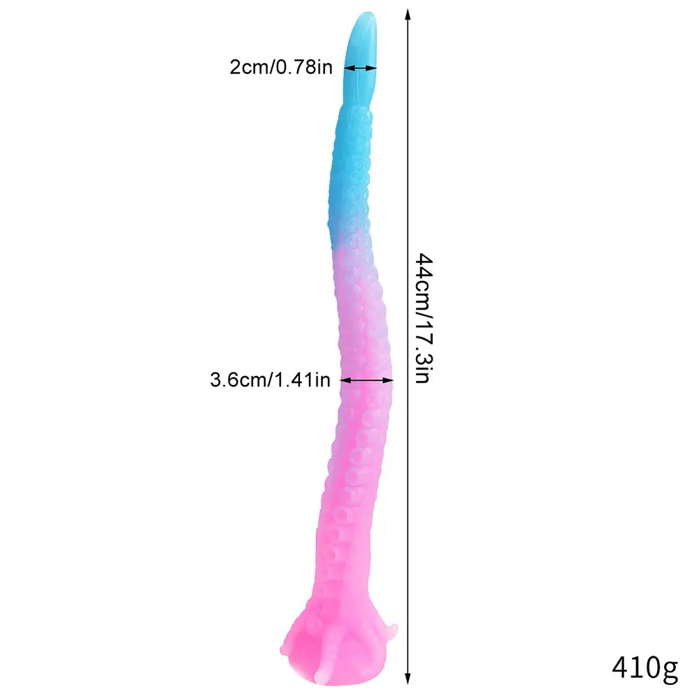 Curled Tentacle Fantasy Dildo - Silicone Monster Dildo