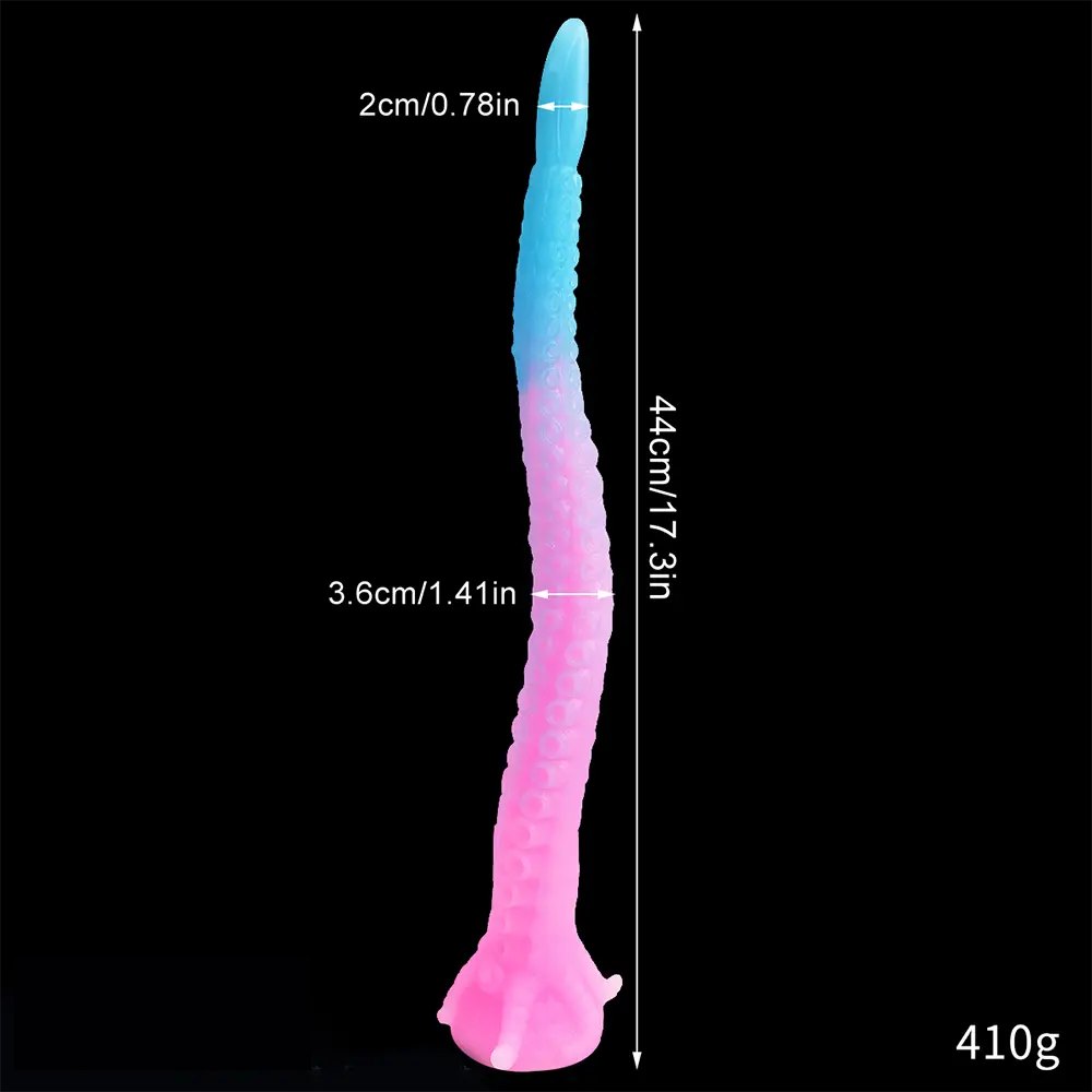 Curled Tentacle Fantasy Dildo - Silicone Monster Dildo