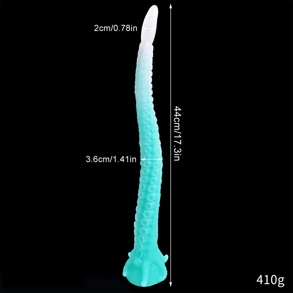 Curled Tentacle Fantasy Dildo - Silicone Monster Dildo
