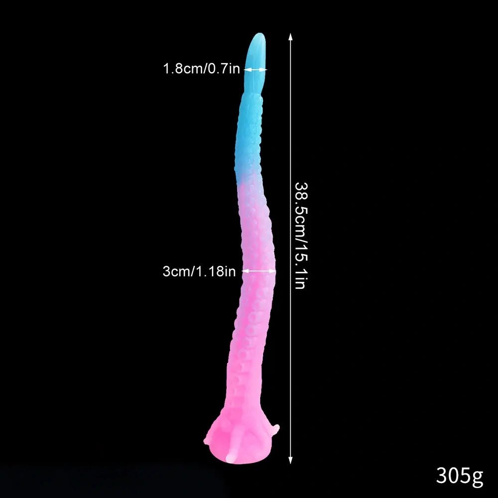 Curled Tentacle Fantasy Dildo - Silicone Monster Dildo