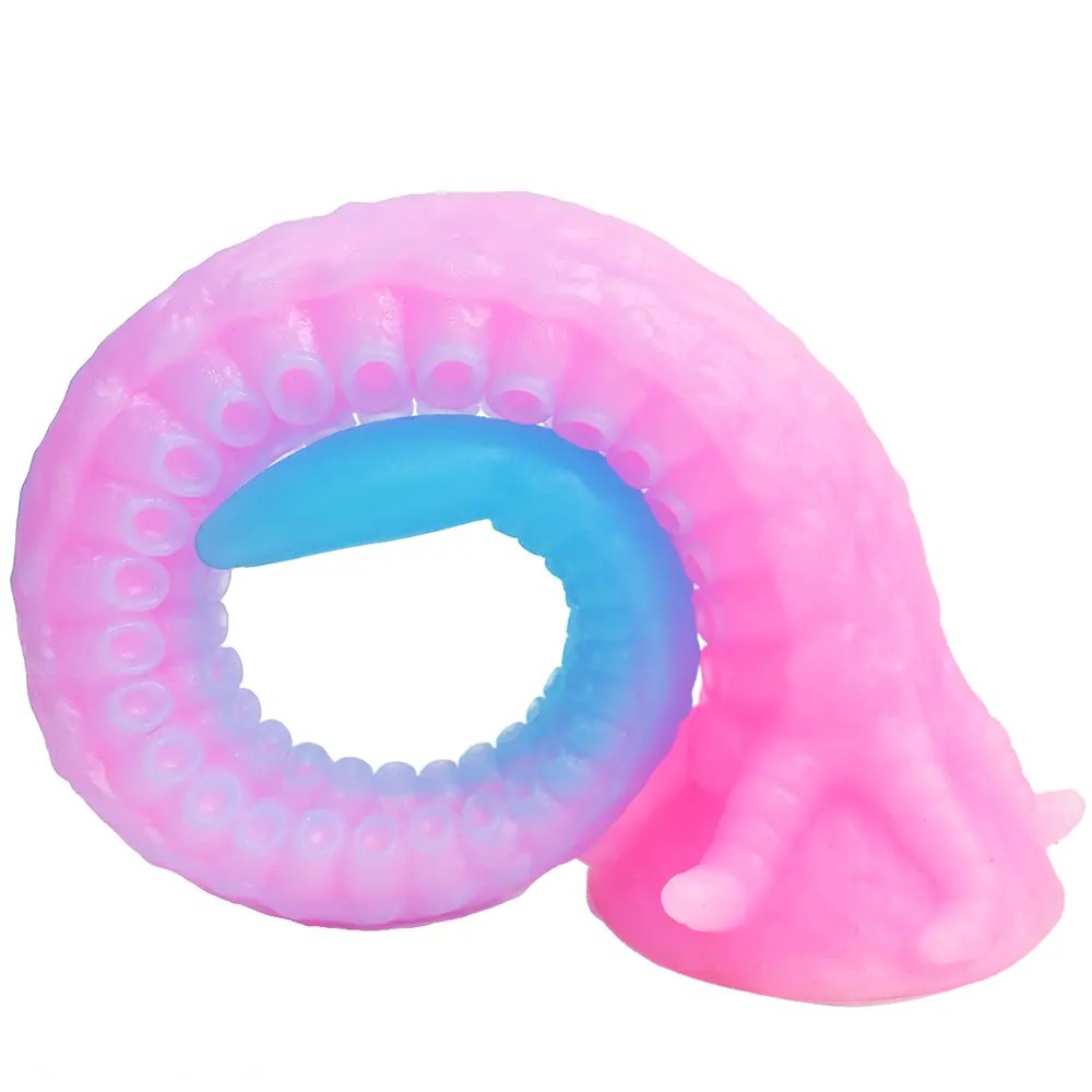 Curled Tentacle Fantasy Dildo - Silicone Monster Dildo