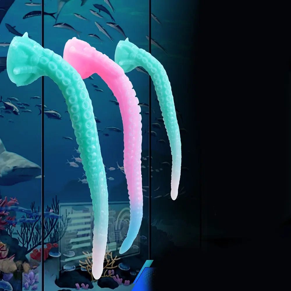 Curled Tentacle Fantasy Dildo - Silicone Monster Dildo