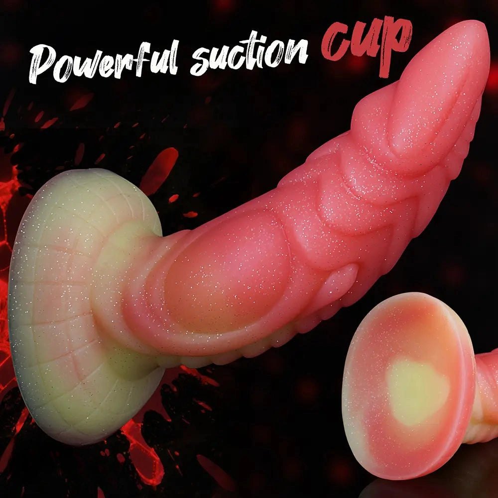 Curved Alien Fantasy Dildo 7.09 In - Silicone Curved Dildo