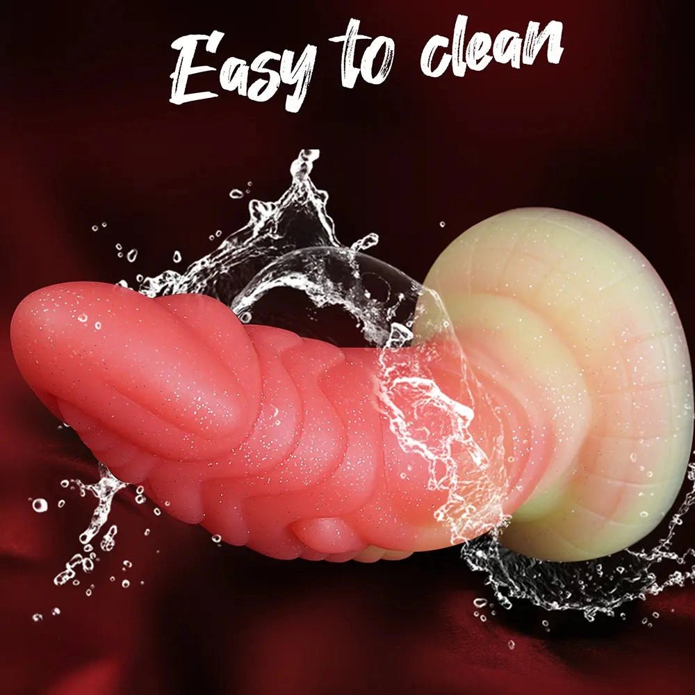 Curved Alien Fantasy Dildo 7.09 In - Silicone Curved Dildo