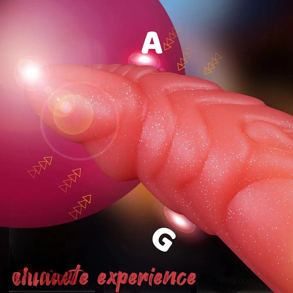 Curved Alien Fantasy Dildo 7.09 In - Silicone Curved Dildo