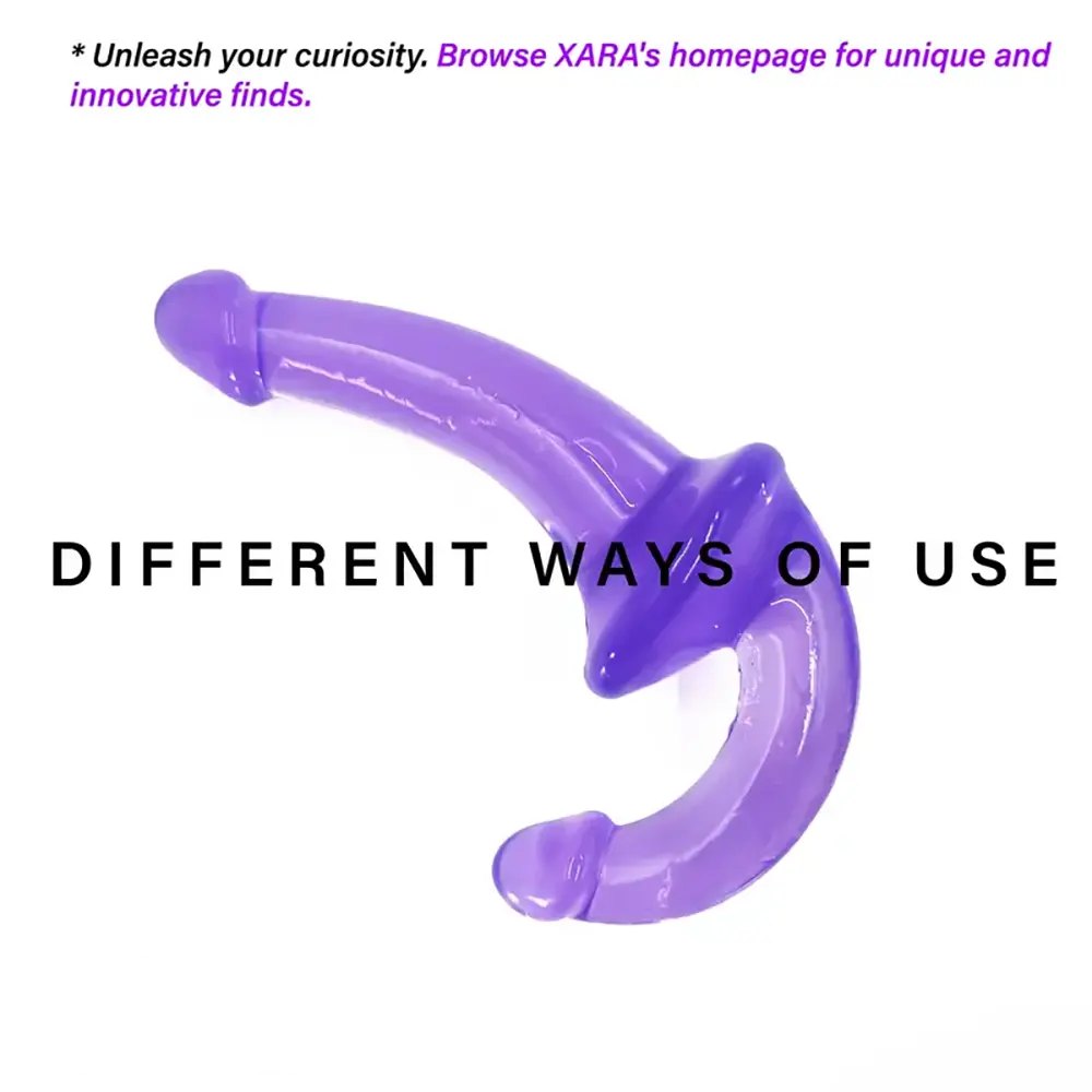 Curved Double Dildo 7.48in - Realistic Dildo For Couples