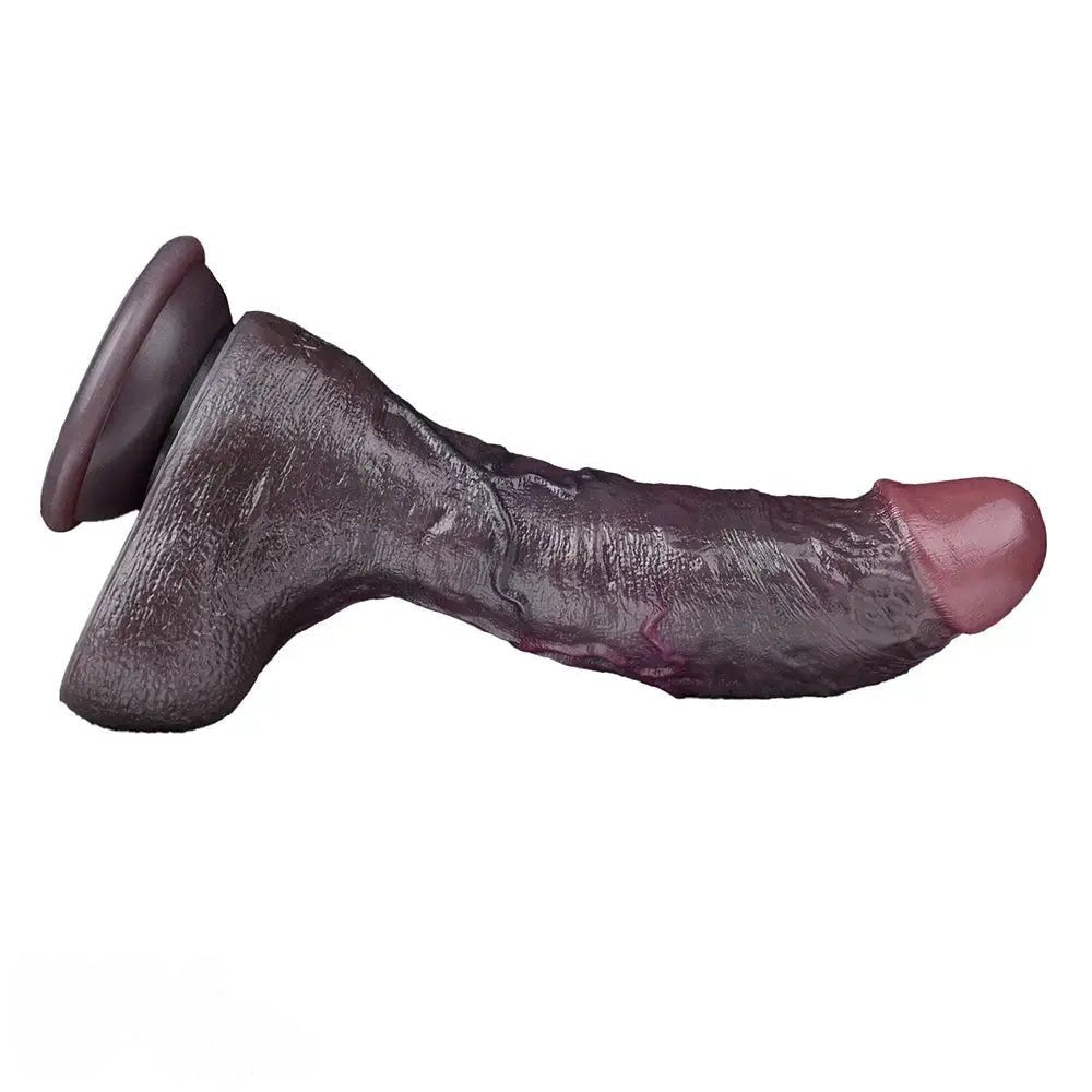 Curved Dual Density Dildo - Suction Cup Dildo