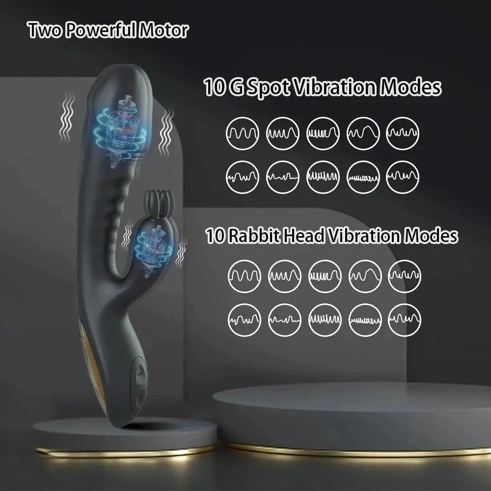 Curved Dual-End G-Spot Dildo - 8.2 In Silicone Dildo