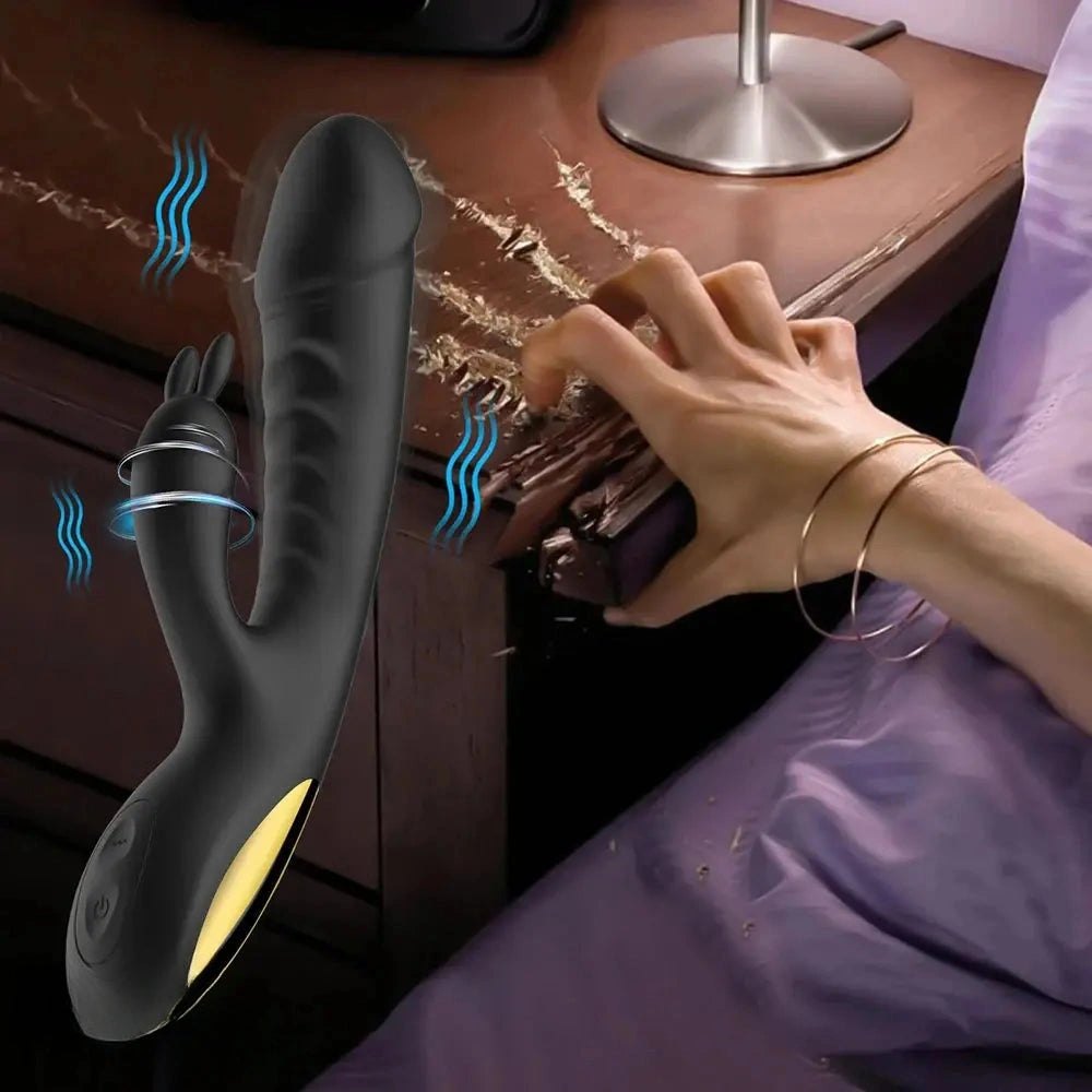 Curved Dual-End G-Spot Dildo - 8.2 In Silicone Dildo