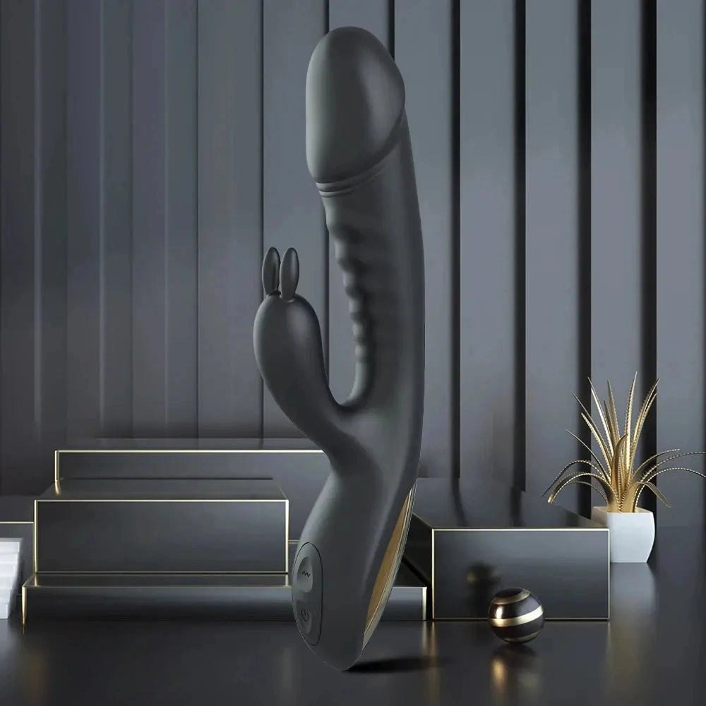 Curved Dual-End G-Spot Dildo - 8.2 In Silicone Dildo