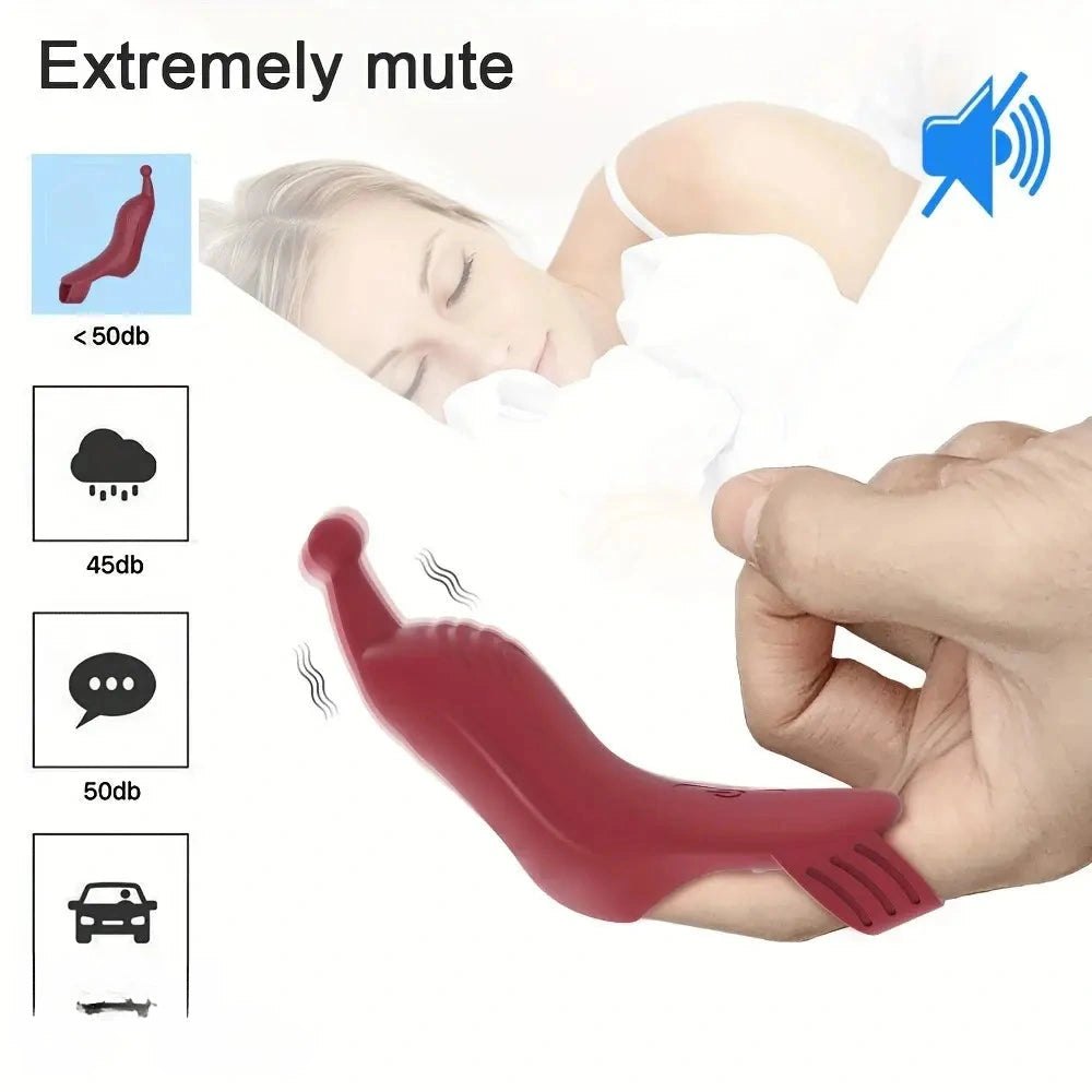 Curved Finger Clit Vibrator 5.11 in - Curved Dildo Vibe