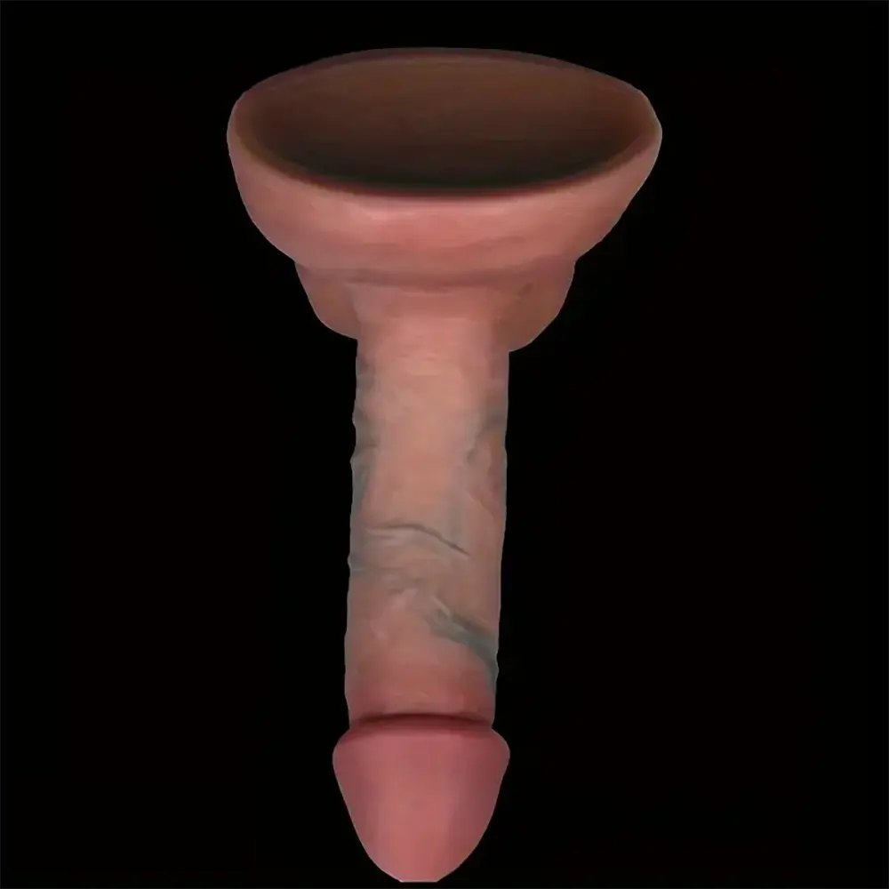 Curved Flesh G-Spot Dildo - Curved G-Spot Silicone Dildo