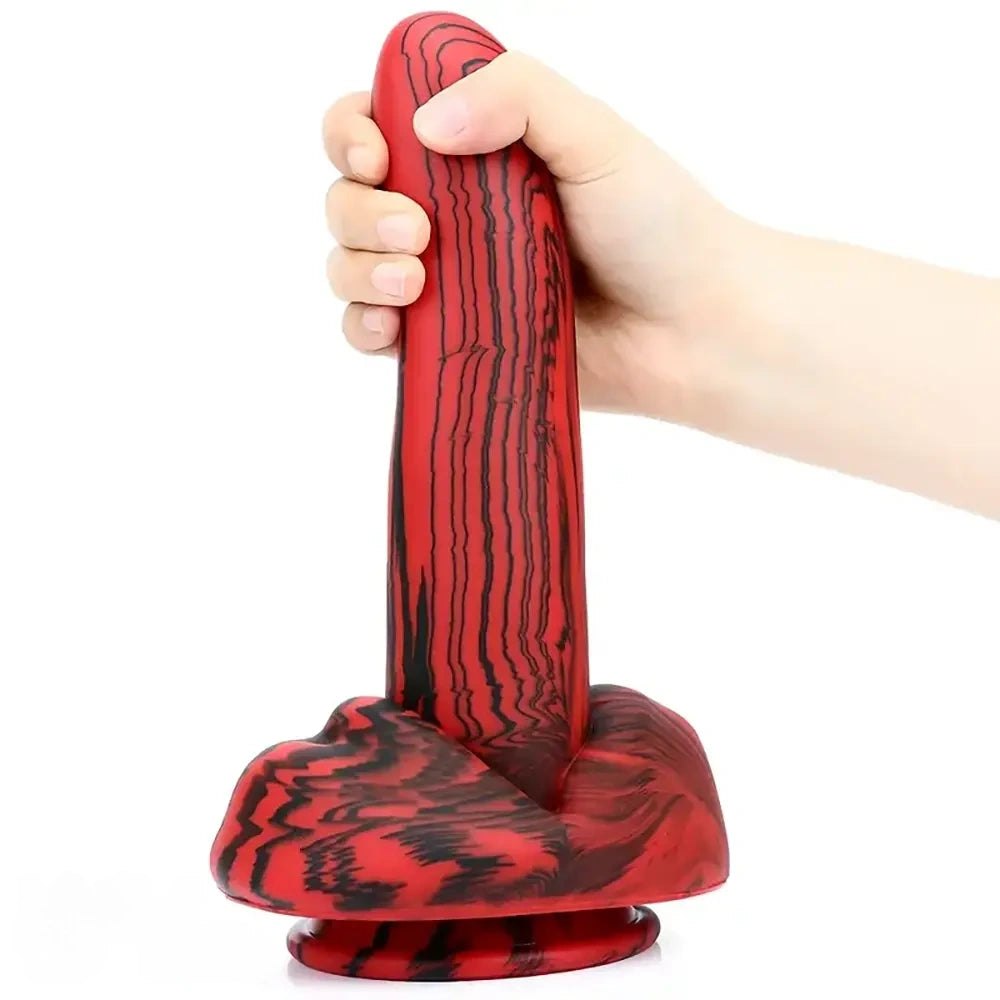 Curved G-Spot Silicone Dildo 10 Inch - G-Spot Curved Dildo
