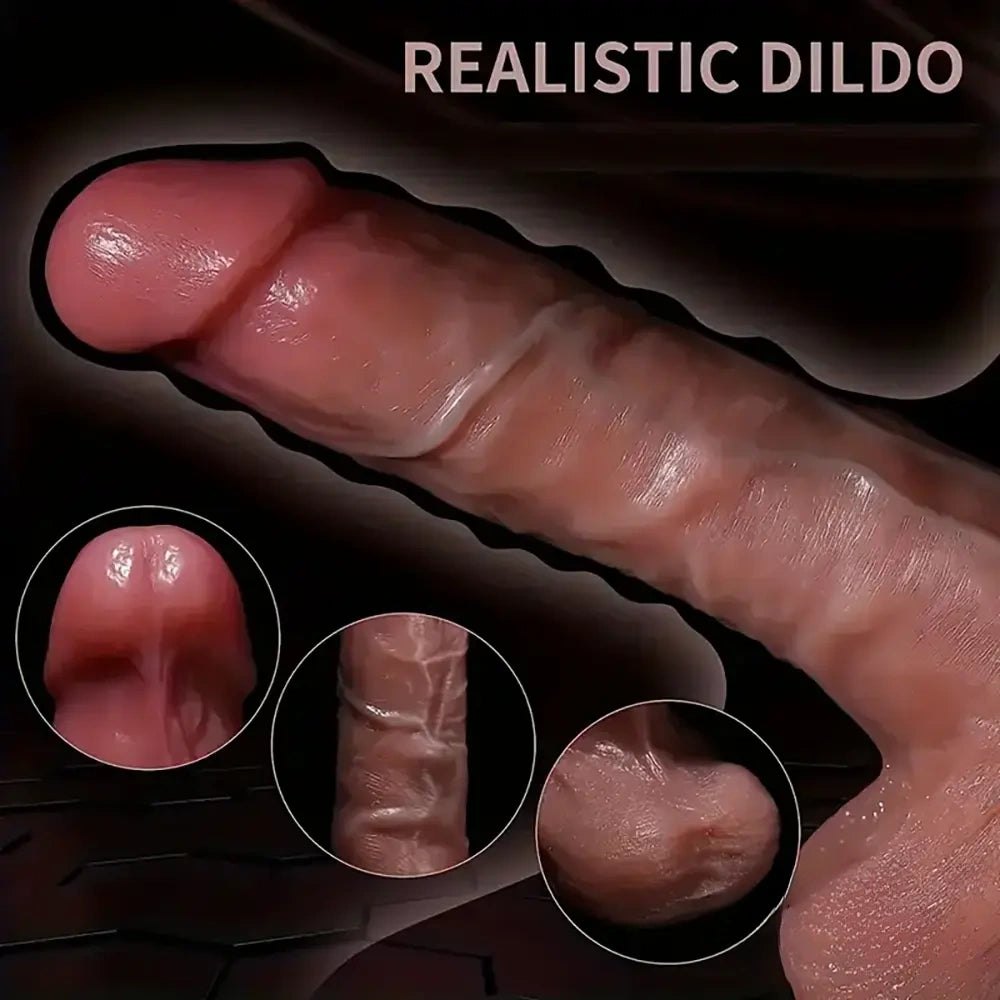 Curved G-Spot Silicone Dildo - Skin-Feel G-Spot Dildo