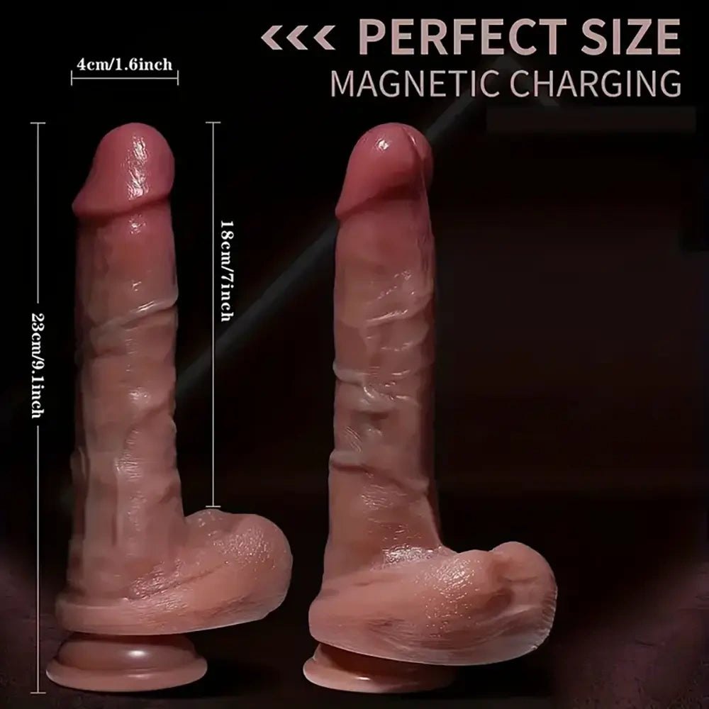 Curved G-Spot Silicone Dildo - Skin-Feel G-Spot Dildo