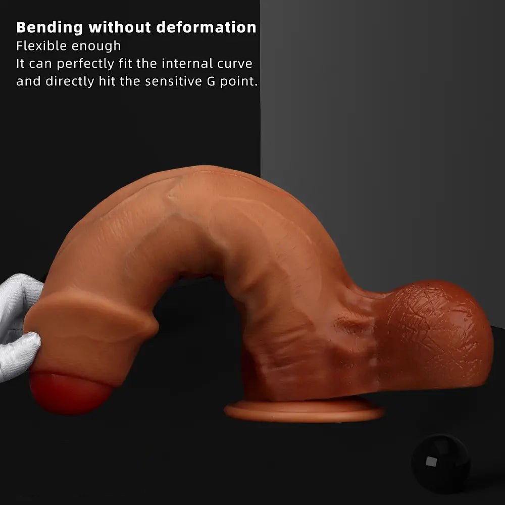 Curved G-Spot Silicone Dildo - Curved G-Spot Dildo