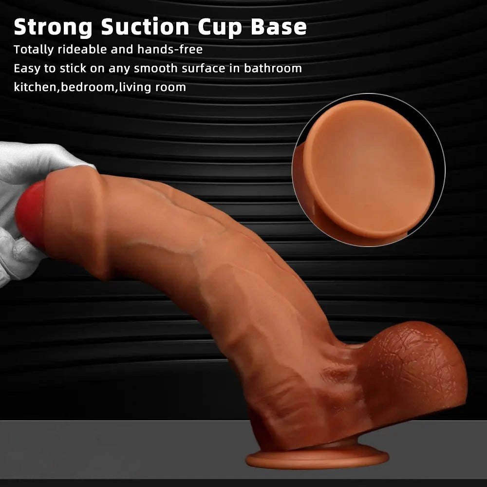 Curved G-Spot Silicone Dildo - Curved G-Spot Dildo