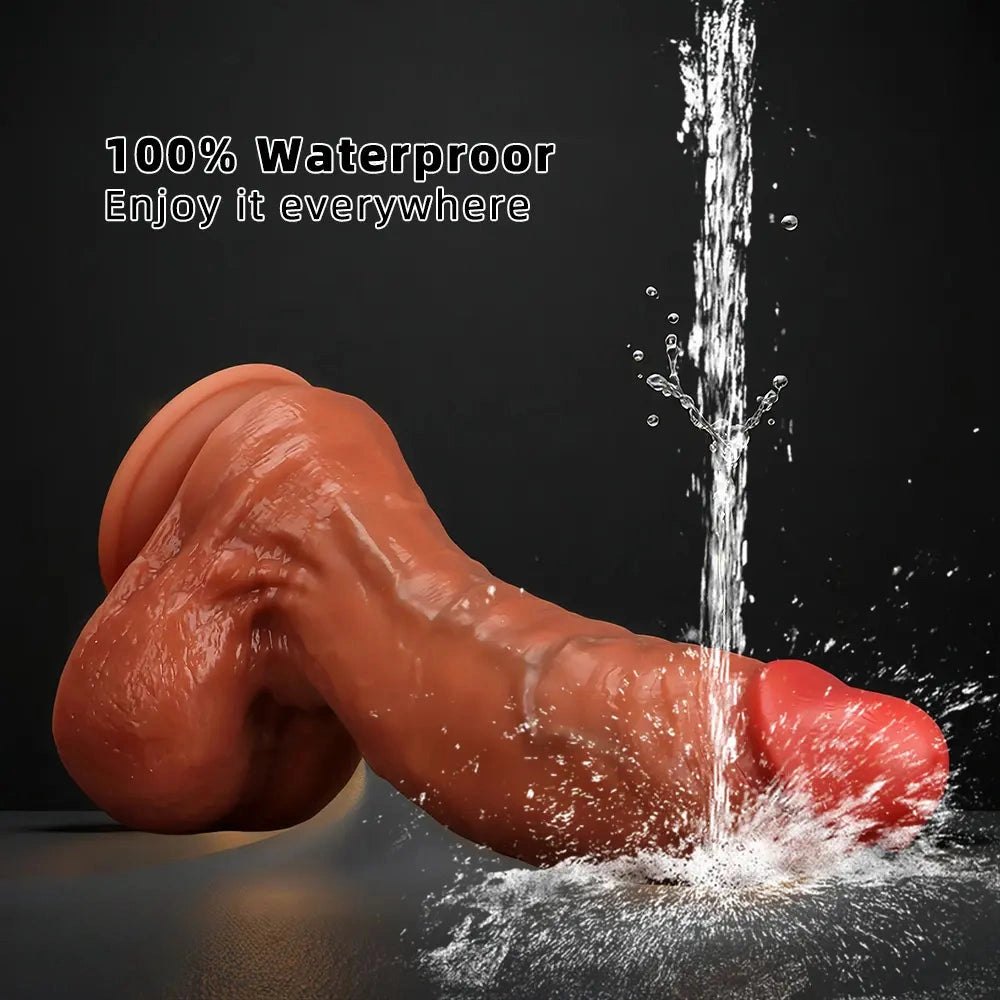 Curved G-Spot Silicone Dildo - Curved G-Spot Dildo, 4 Sizes