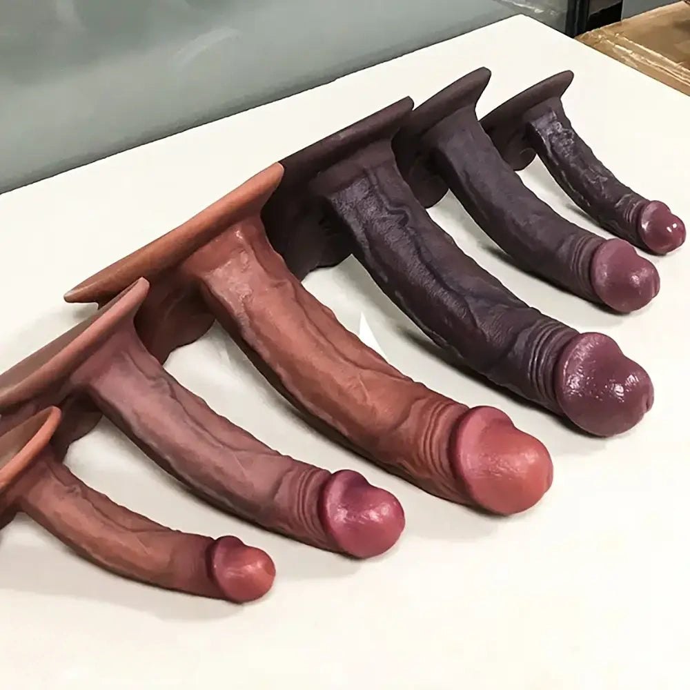 Curved G-Spot Silicone Dildo - Curved G Spot Dildo