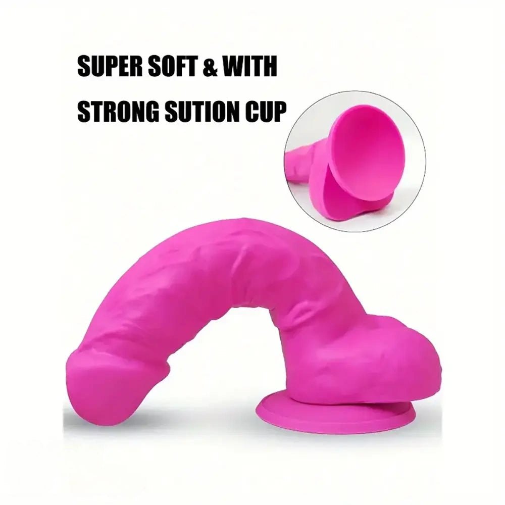 Curved G-Spot Silicone Dildo - Curved G Spot Dildo Toy