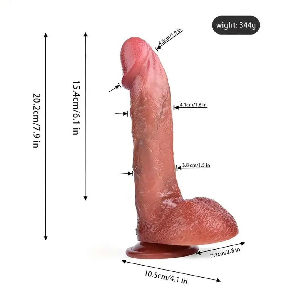 Curved G-Spot Dildo 7.9 in - Silicone G-Spot Dildo