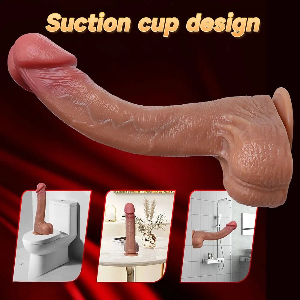 Curved G-Spot Dildo 11.46 in - Silicone Curved Dildo