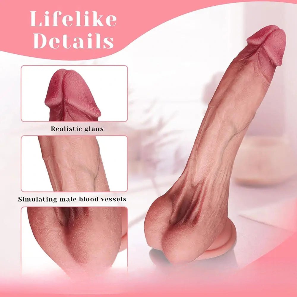 Curved G-Spot Silicone Dildo - G-Spot Stimulation Dildo
