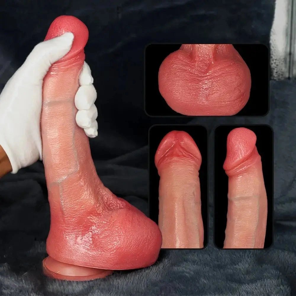 Curved G-Spot Silicone Dildo - Curved G Spot Dildo