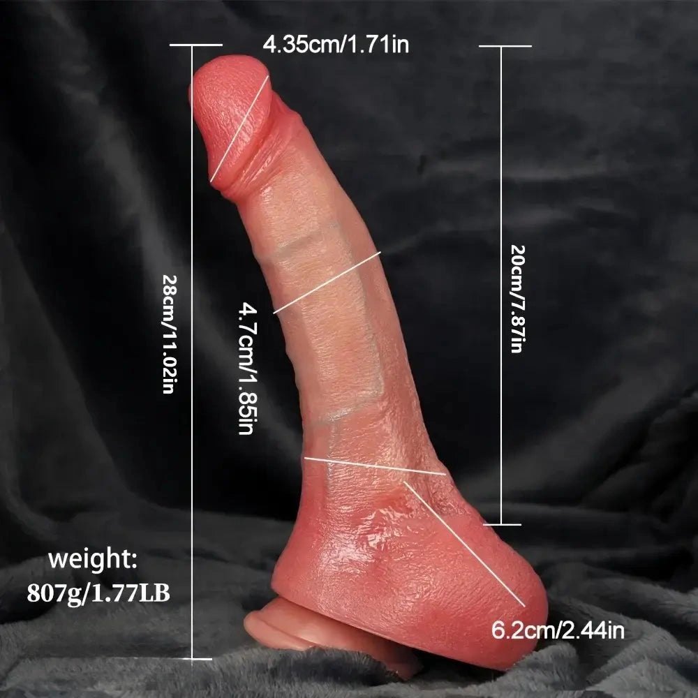 Curved G-Spot Silicone Dildo - Curved G Spot Dildo