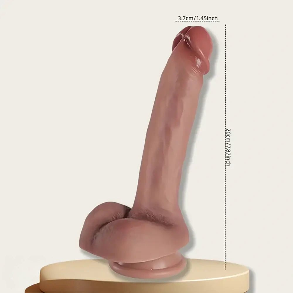 Curved G-Spot Realistic Dildo - Silicone Curved Dildo