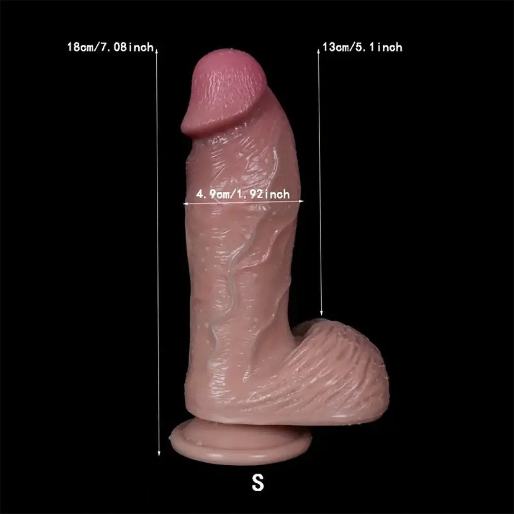 Curved G-Spot Suction Dildo - Suction Cup G-Spot Dildo