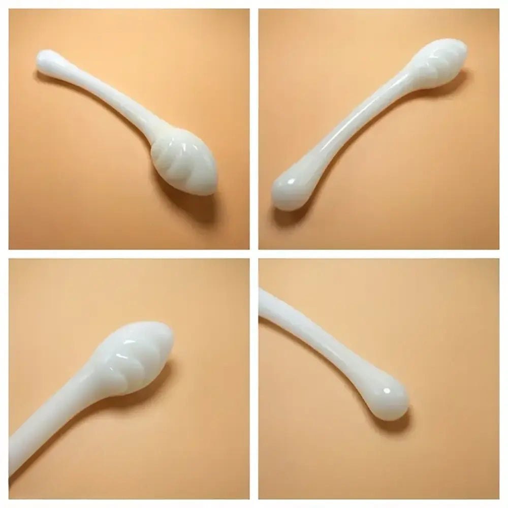 Curved Glass Wand Dildo - Smooth Handheld Glass Dildo