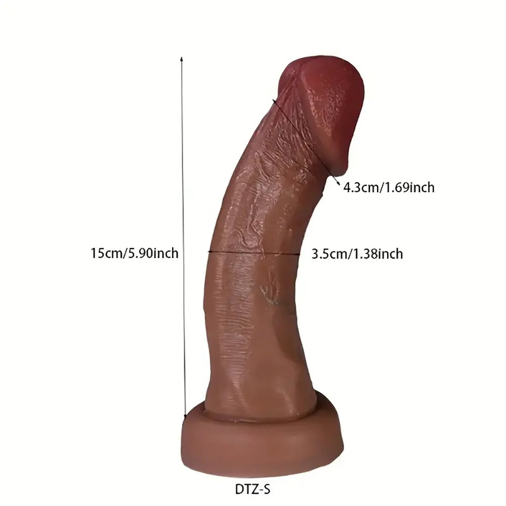Curved Head G-Spot Dildo - Curved Dildo, S/M/L