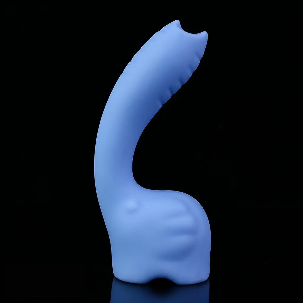 Curved Hook Silicone Dildo - G-Spot Curve Design