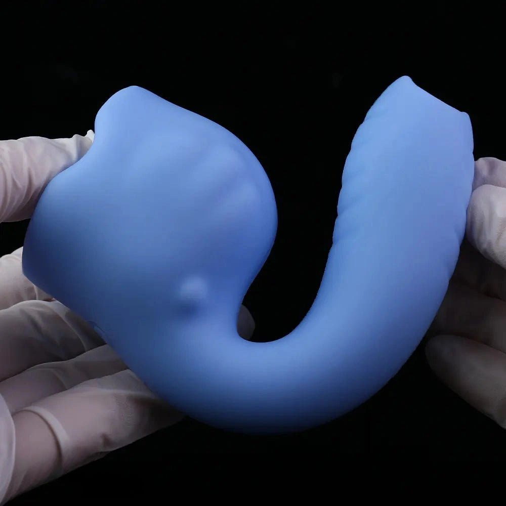Curved Hook Silicone Dildo - G-Spot Curve Design