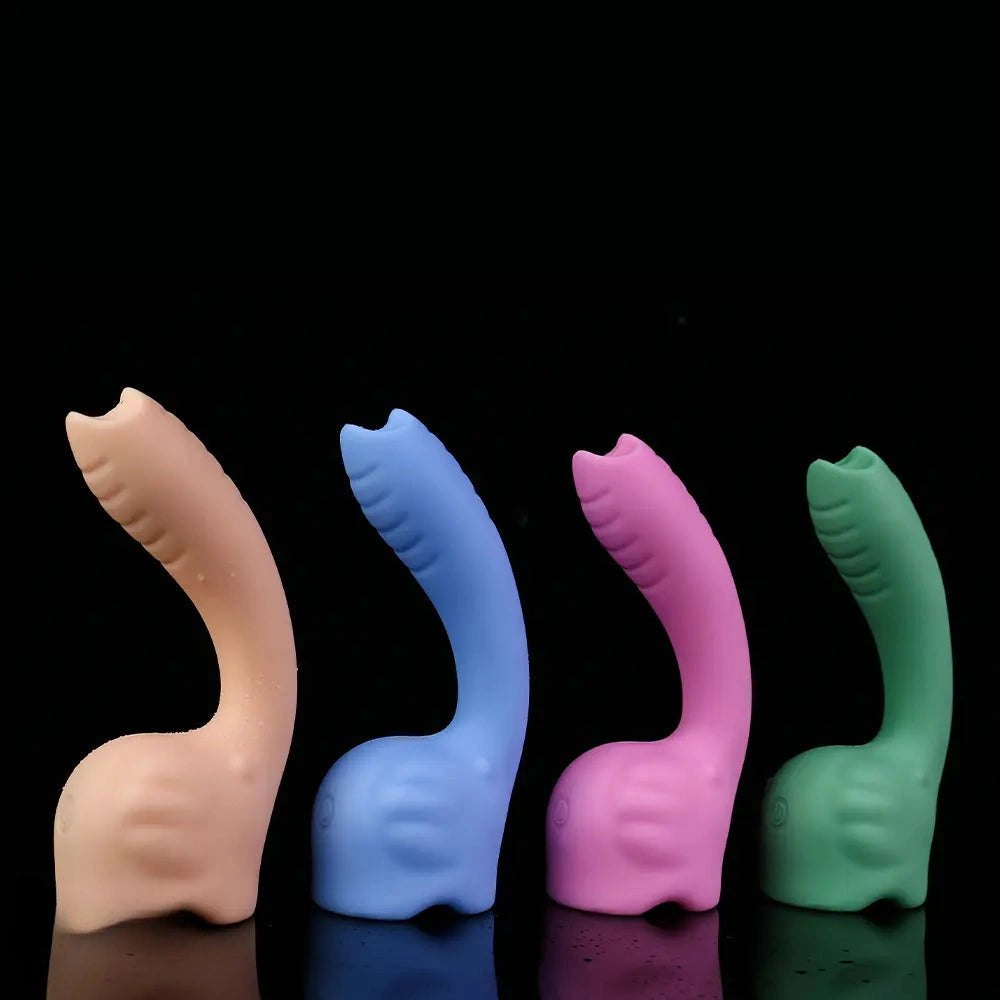 Curved Hook Silicone Dildo - G-Spot Curve Design