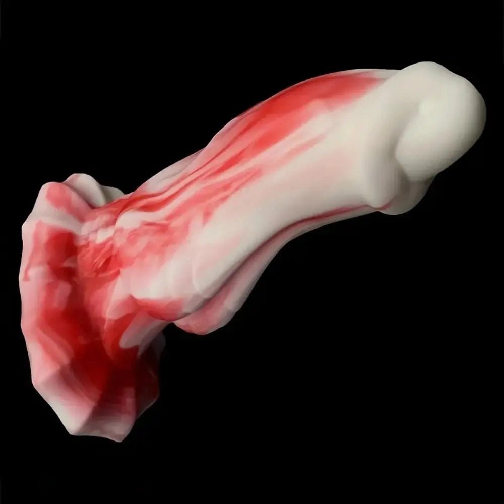 Curved Knot Animal Dildo - Silicone Horse Dildo