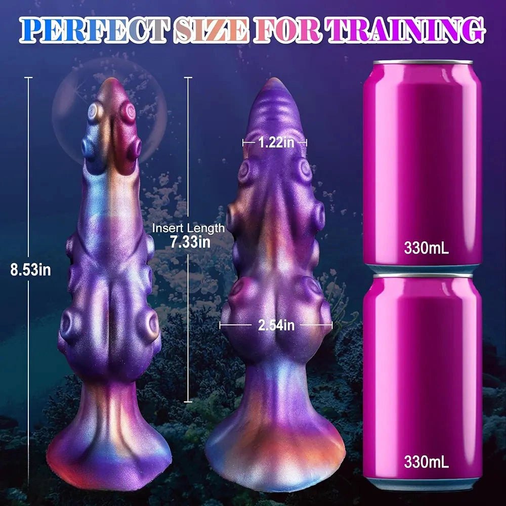 Curved Knot Animal Dildo - Knotted Horse Dildo