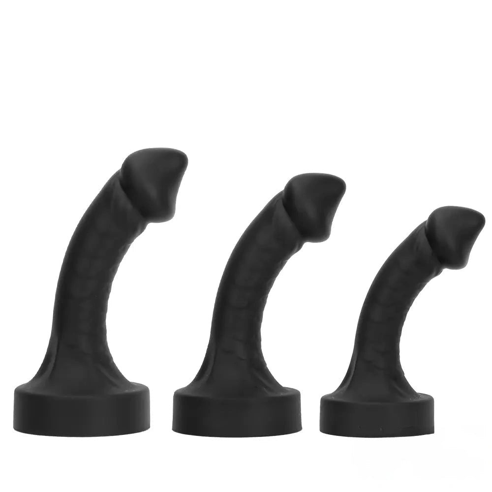 Curved Mushroom-Head Dildo - G-Spot Silicone Dildo