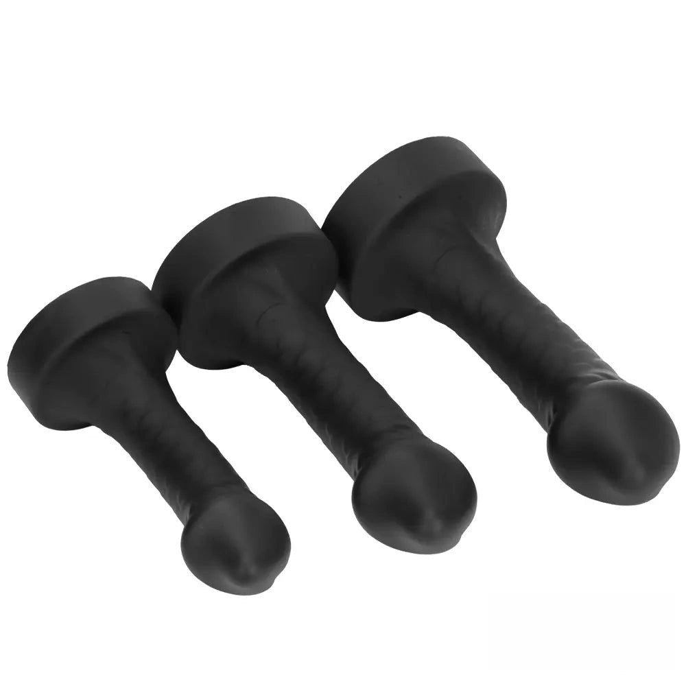 Curved Mushroom-Head Dildo - G-Spot Silicone Dildo