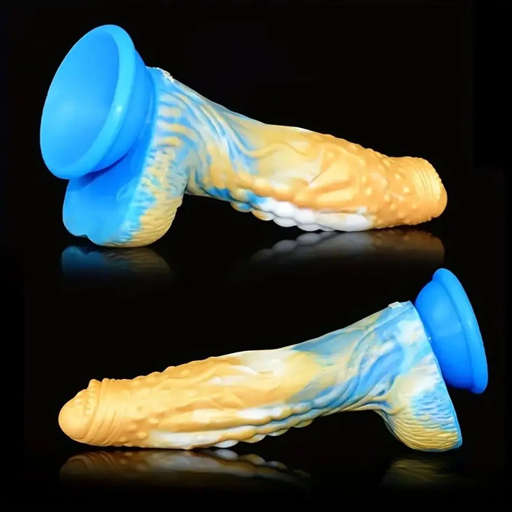 Curved Rainbow Fantasy Dildo - Fantasy G-Spot Dildo