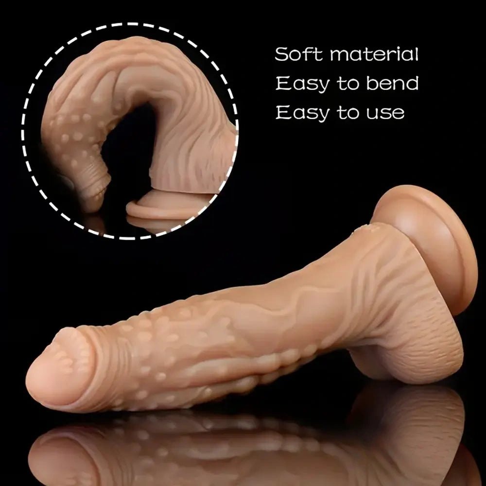 Curved Rainbow Fantasy Dildo - Fantasy G-Spot Dildo