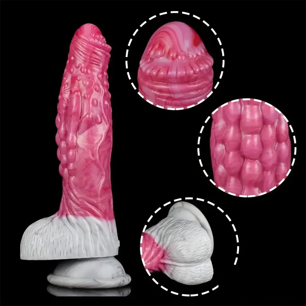 Curved Rainbow Fantasy Dildo - Fantasy G-Spot Dildo