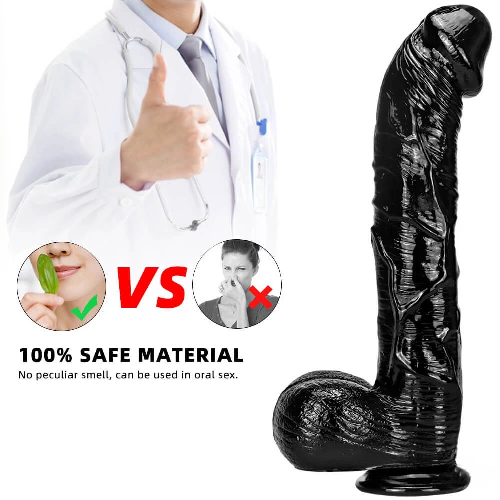 Curved Realistic Dildo 13 in - Realistic Lifelike Dildo