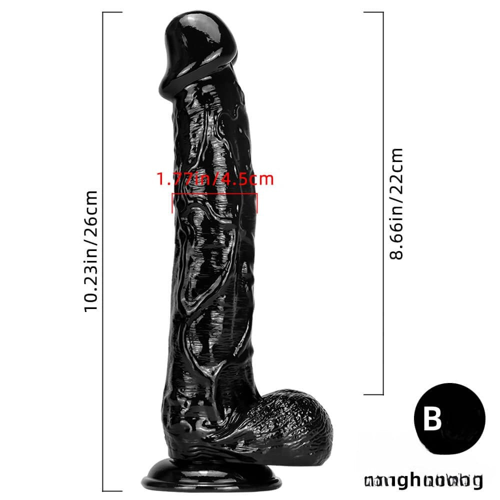 Curved Realistic Dildo 13 in - Realistic Lifelike Dildo