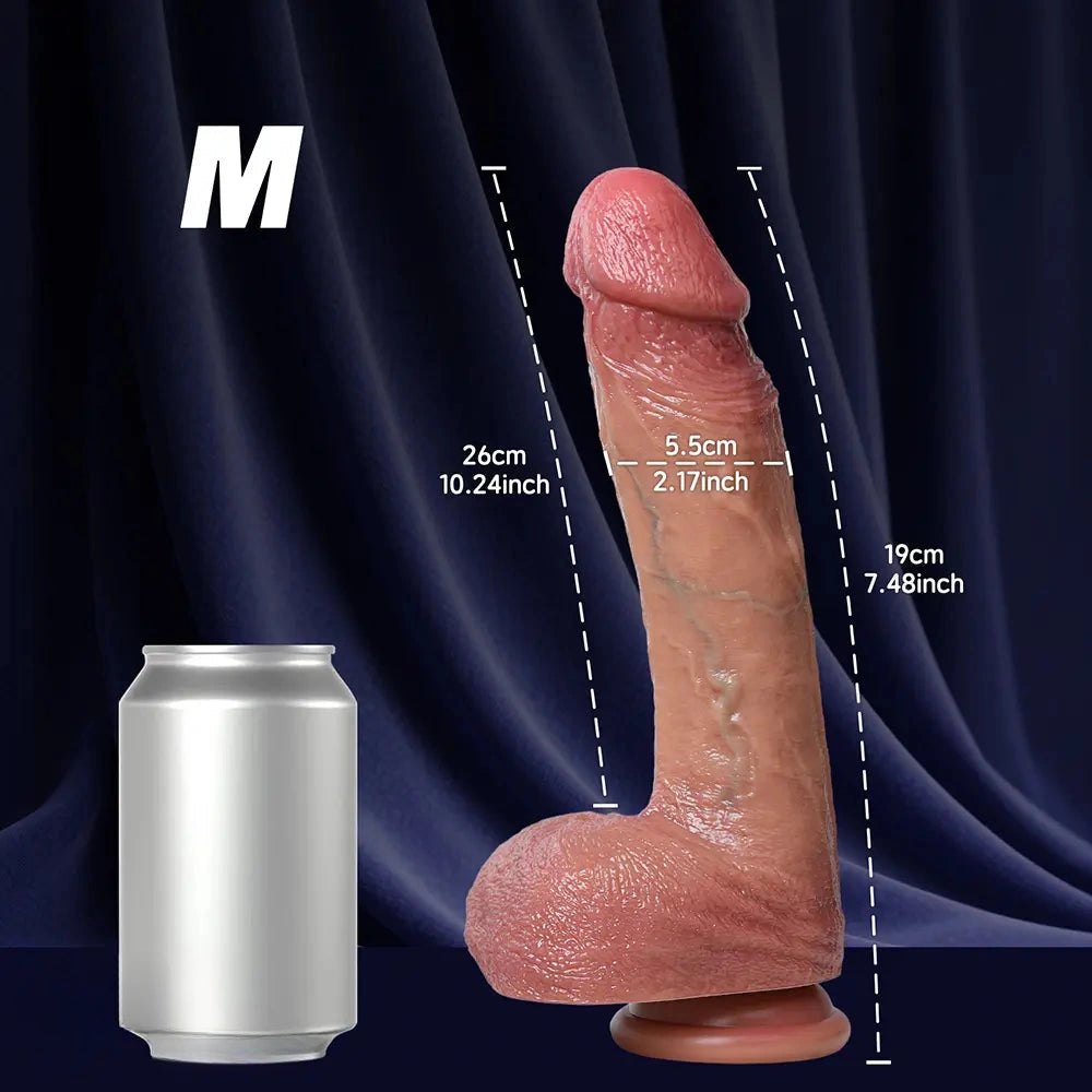 Curved Realistic G-Spot Dildo - Silicone G Spot Dildo