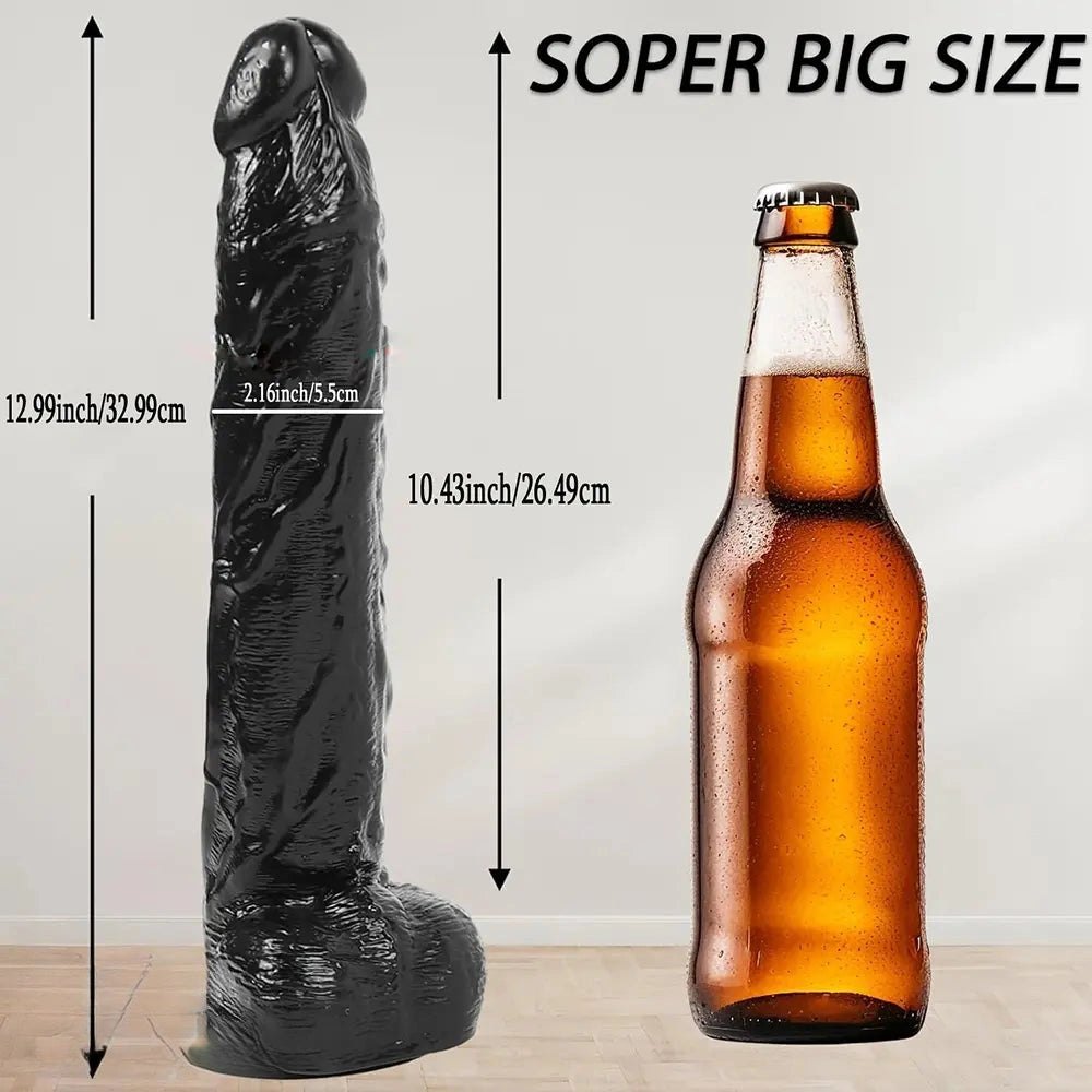 Curved Realistic Dildo 2.16in - Lifelike PVC Dong