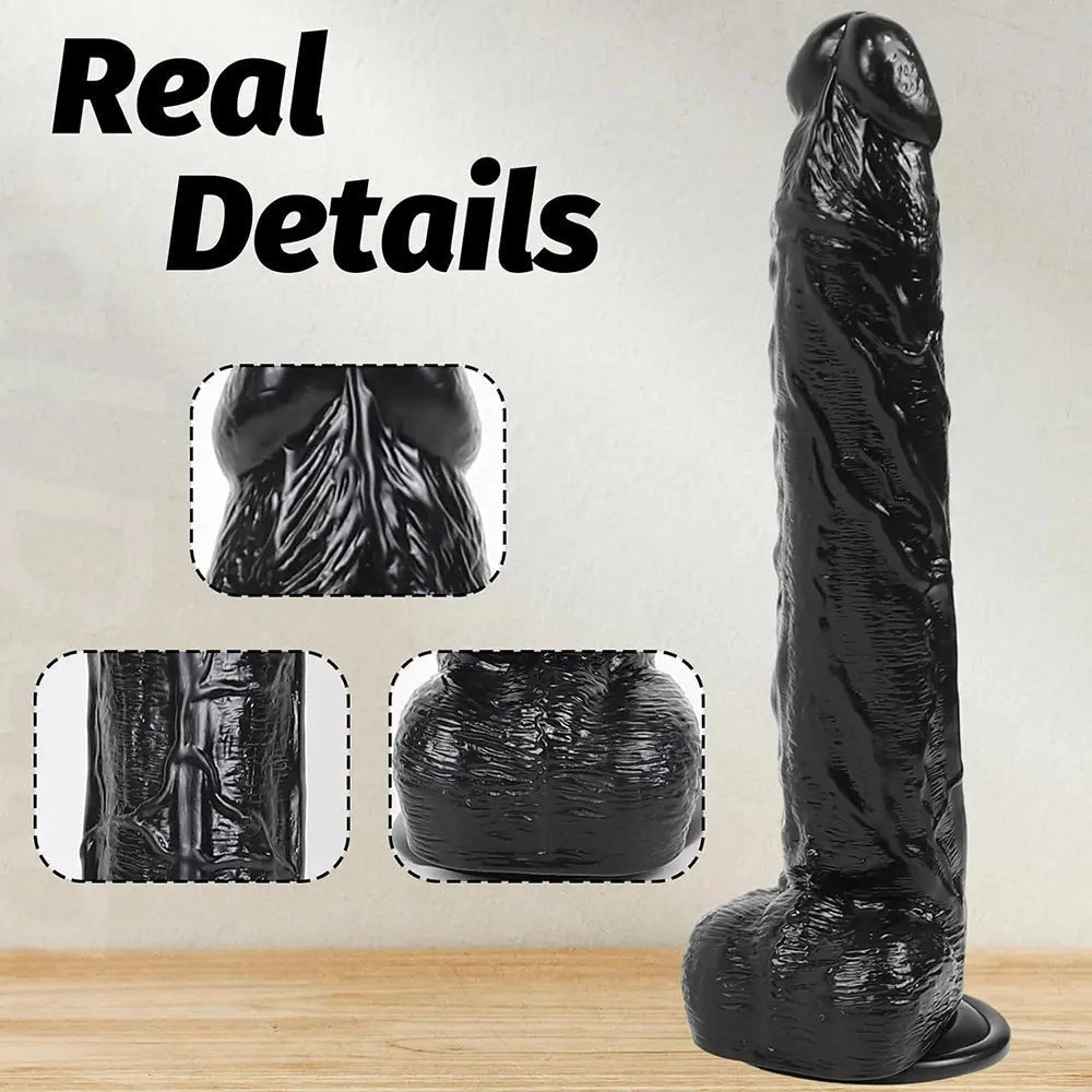 Curved Realistic Dildo 2.16in - Lifelike PVC Dong