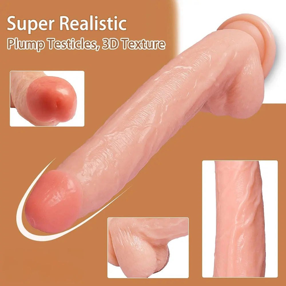 Curved Realistic Dildo 2.16in - Lifelike PVC Dong